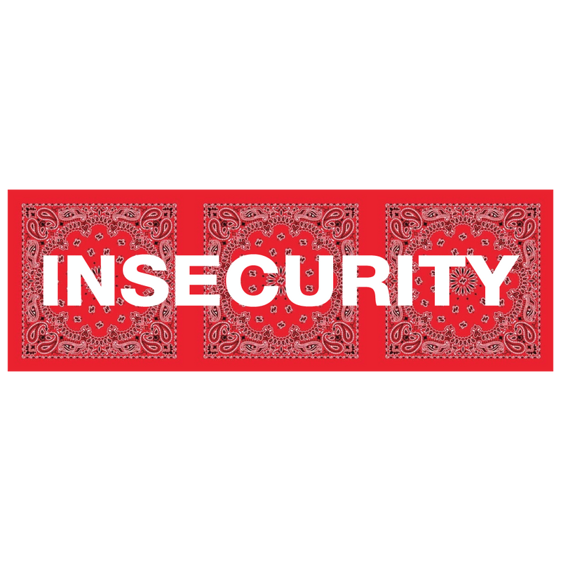 INSECURITY TRIPLE BANDANA - RED