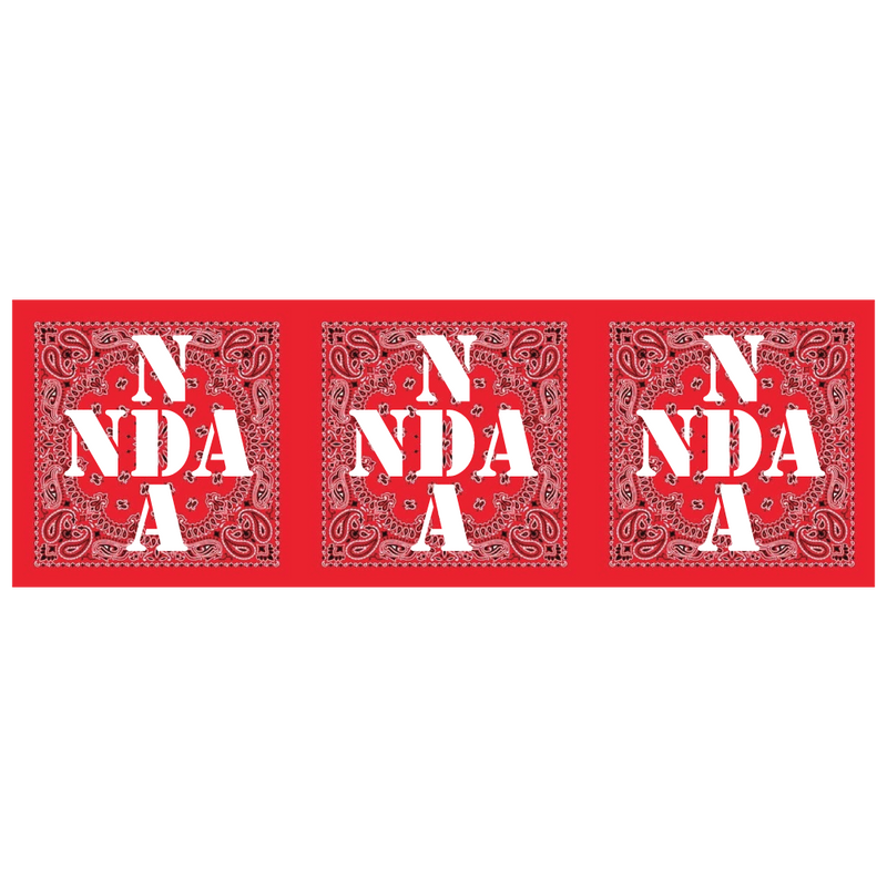 NDA TRIPLE BANDANA - RED